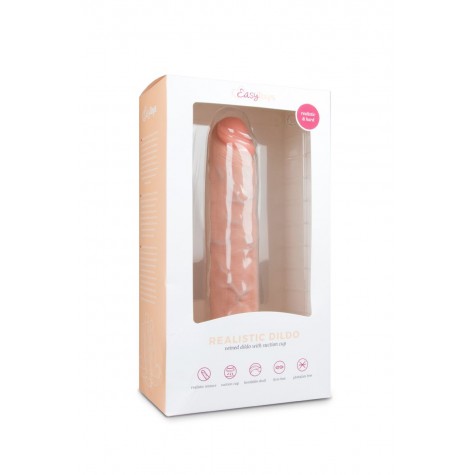 Телесный фаллоимитатор Realistic Dildo - 28,5 см.