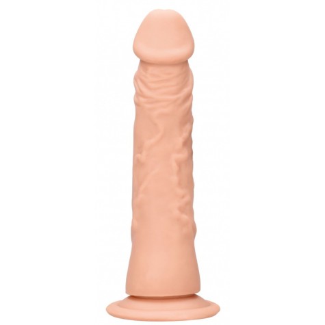 Телесная поясная насадка с трусиками Realistic Dildo - 20 см.